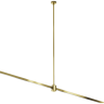 Крепление потолочное MAYTONI LONG FLARITY TRA159С-IPC1-BS 700мм с прямым коннектором питания латунь TRA159C-IPC1-BS