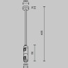 Крепление потолочное MAYTONI MEDIUM FLARITY TRA158С-D1-BS двойное 300мм латунь TRA158C-D1-BS