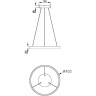 Подвесной светильник MAYTONI RIM MOD058PL-L22BSK