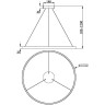 Подвесной светильник MAYTONI RIM MOD058PL-L54BSK