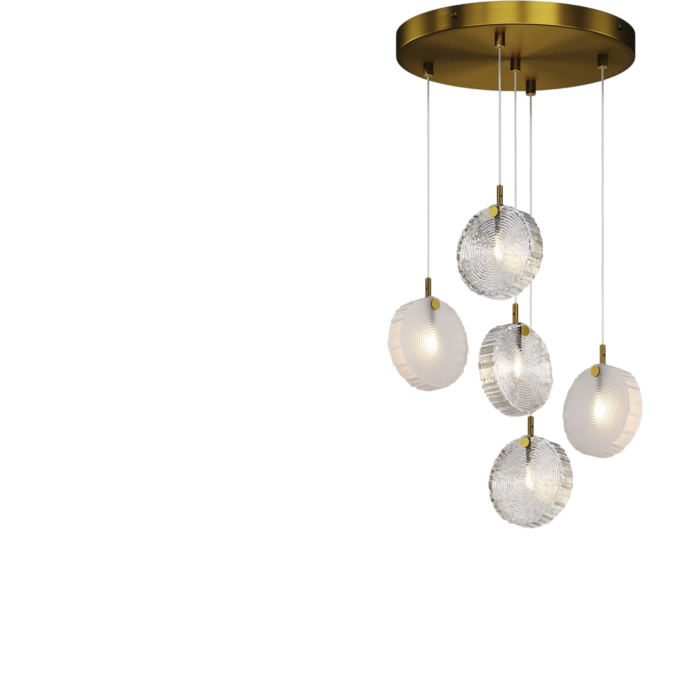 Подвесной светильник MAYTONI FROZEN MOD254PL-05BS